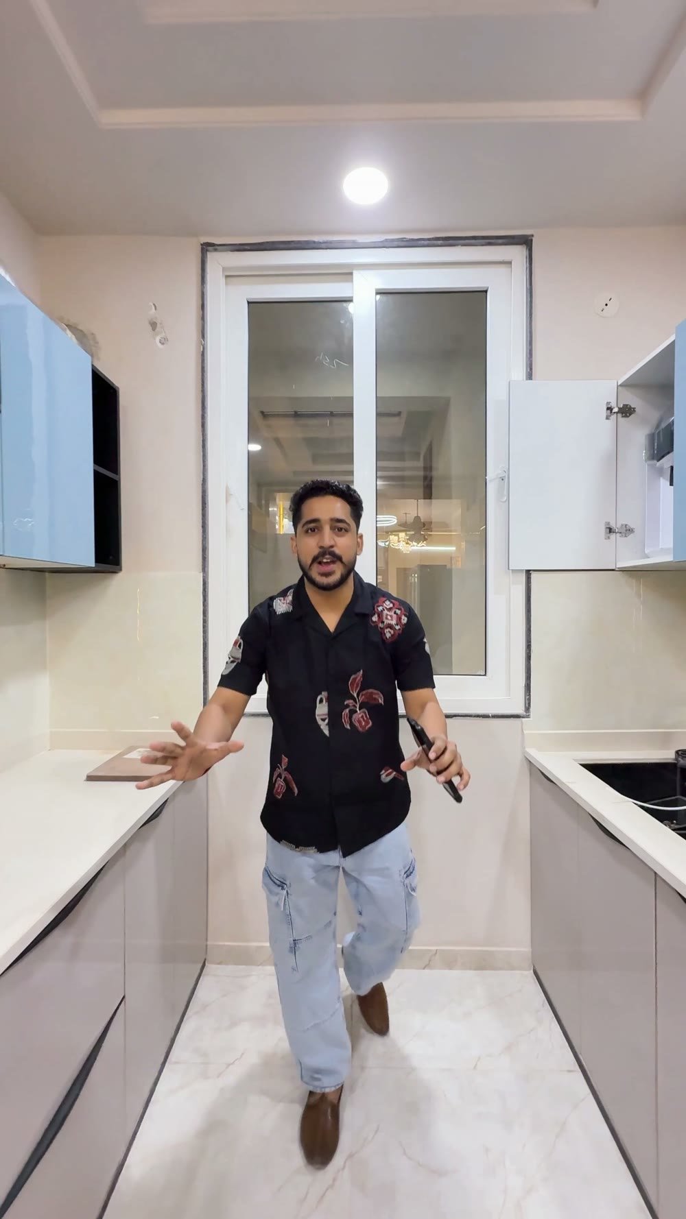 Modular kitchen in 4 BHK kothi Jaipur